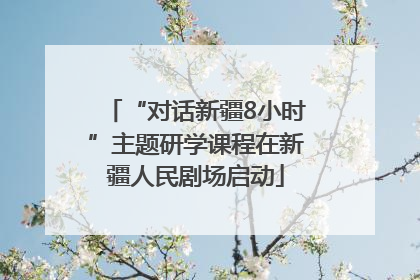 “对话新疆8小时”主题研学课程在新疆人民剧场启动