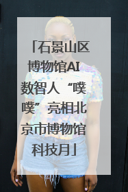 石景山区博物馆AI数智人“噗噗”亮相北京市博物馆科技月
