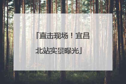 直击现场！宜昌北站实景曝光
