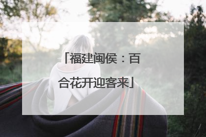 福建闽侯：百合花开迎客来