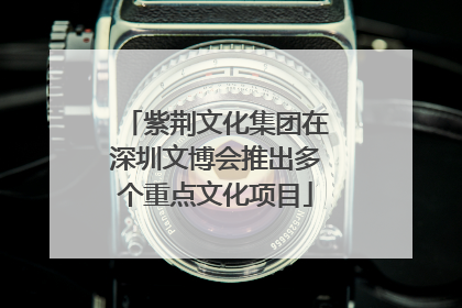 紫荆文化集团在深圳文博会推出多个重点文化项目