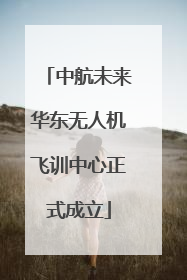 中航未来华东无人机飞训中心正式成立