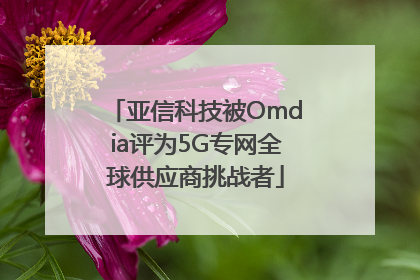 亚信科技被Omdia评为5G专网全球供应商挑战者
