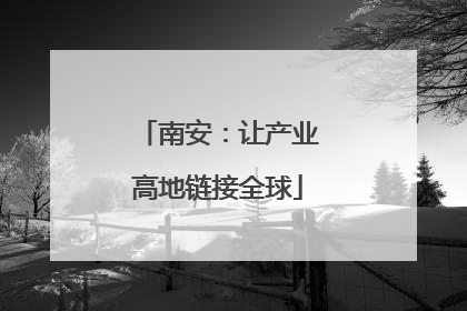 南安：让产业高地链接全球