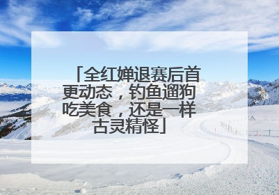 全红婵退赛后首更动态，钓鱼遛狗吃美食，还是一样古灵精怪