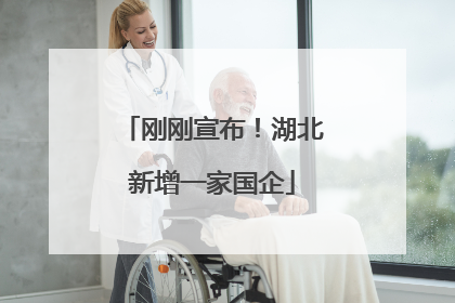 刚刚宣布！湖北新增一家国企