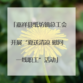 嘉祥县纸坊镇总工会开展“夏送清凉 慰问一线职工”活动