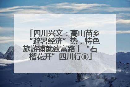 四川兴文：高山苗乡“避暑经济”热，特色旅游铺就致富路丨“石榴花开”四川行⑧