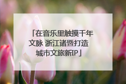 在音乐里触摸千年文脉 浙江诸暨打造城市文旅新IP