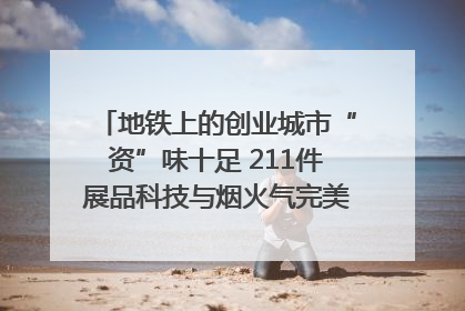 地铁上的创业城市“资”味十足 211件展品科技与烟火气完美融合｜西博视界