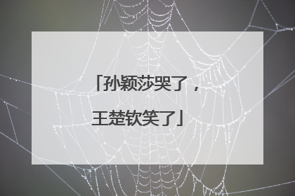 孙颖莎哭了，王楚钦笑了