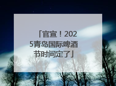官宣！2025青岛国际啤酒节时间定了