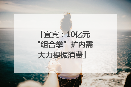 宜宾：10亿元“组合拳”扩内需 大力提振消费