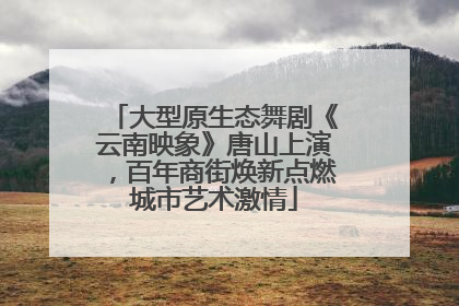 大型原生态舞剧《云南映象》唐山上演，百年商街焕新点燃城市艺术激情