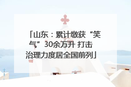 山东：累计缴获“笑气”30余万升 打击治理力度居全国前列
