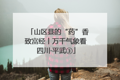 山区县的“药”香致富经丨万千气象看四川·平武③