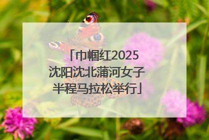 巾帼红2025沈阳沈北蒲河女子半程马拉松举行