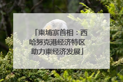 柬埔寨首相：西哈努克港经济特区助力柬经济发展