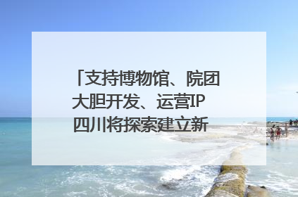 支持博物馆、院团大胆开发、运营IP 四川将探索建立新的收入分配激励机制｜新闻发布最前线