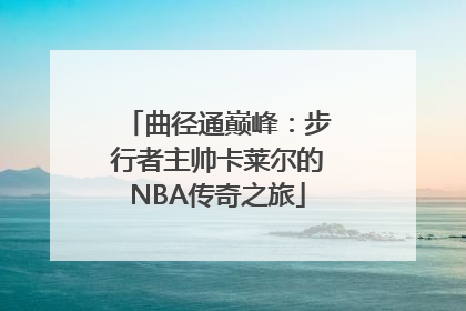 曲径通巅峰：步行者主帅卡莱尔的NBA传奇之旅