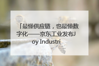 最懂供应链，也最懂数字化——京东工业发布Joy Industrial 重塑工业未来