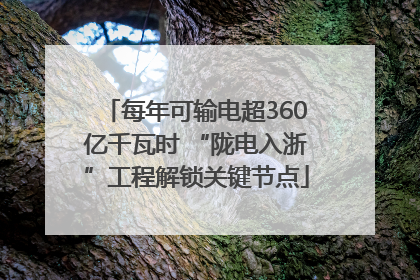 每年可输电超360亿千瓦时 “陇电入浙”工程解锁关键节点