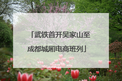 武铁首开吴家山至成都城厢电商班列