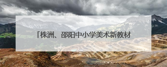 株洲、邵阳中小学美术新教材教学研讨活动在景炎中学举行