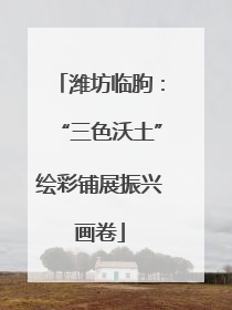 潍坊临朐：“三色沃土”绘彩铺展振兴画卷