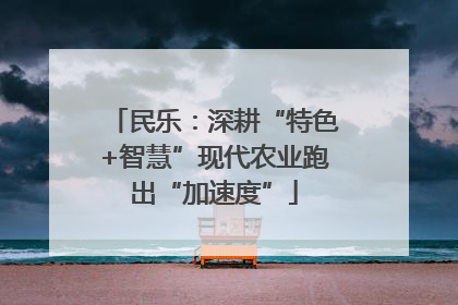 民乐：深耕“特色+智慧”现代农业跑出“加速度”