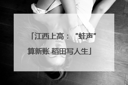 江西上高：“蛙声”算新账 稻田写人生