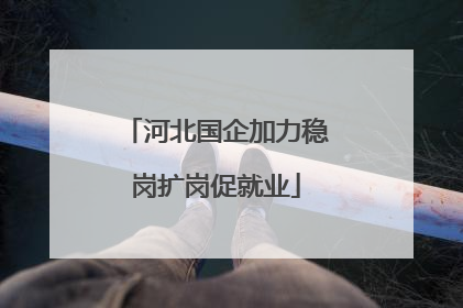 河北国企加力稳岗扩岗促就业