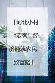 河北小村“麦客”经济铺就农民致富路
