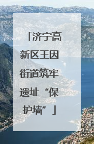 济宁高新区王因街道筑牢遗址“保护墙”