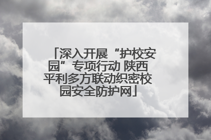 深入开展“护校安园”专项行动 陕西平利多方联动织密校园安全防护网