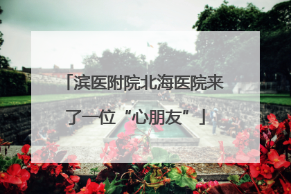 滨医附院北海医院来了一位“心朋友”