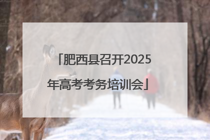 肥西县召开2025年高考考务培训会