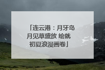 连云港：月牙岛月见草盛放 绘就初夏浪漫画卷