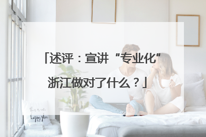 述评：宣讲“专业化” 浙江做对了什么？