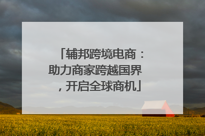 辅邦跨境电商：助力商家跨越国界，开启全球商机
