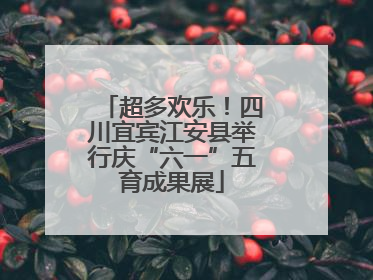 超多欢乐！四川宜宾江安县举行庆“六一”五育成果展