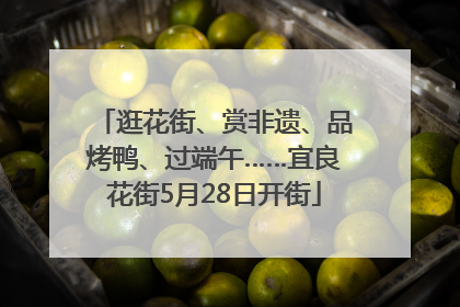 逛花街、赏非遗、品烤鸭、过端午……宜良花街5月28日开街