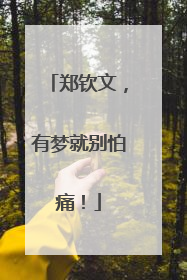 郑钦文，有梦就别怕痛！