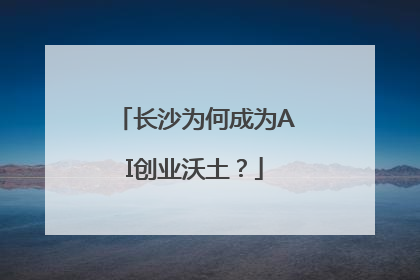 长沙为何成为AI创业沃土？