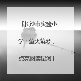 长沙市实验小学：萤火筑梦，点亮阅读星河