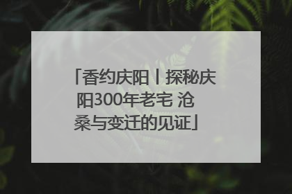 香约庆阳丨探秘庆阳300年老宅 沧桑与变迁的见证