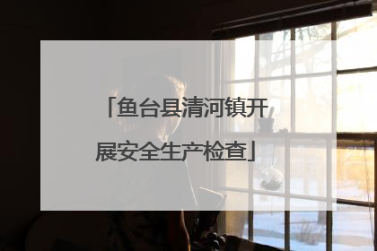 鱼台县清河镇开展安全生产检查