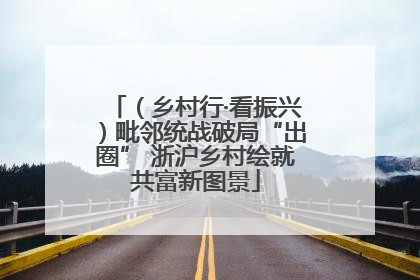 （乡村行·看振兴）毗邻统战破局“出圈” 浙沪乡村绘就共富新图景