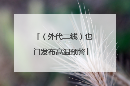 （外代二线）也门发布高温预警