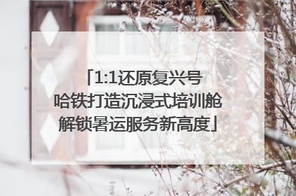1:1还原复兴号 哈铁打造沉浸式培训舱解锁暑运服务新高度